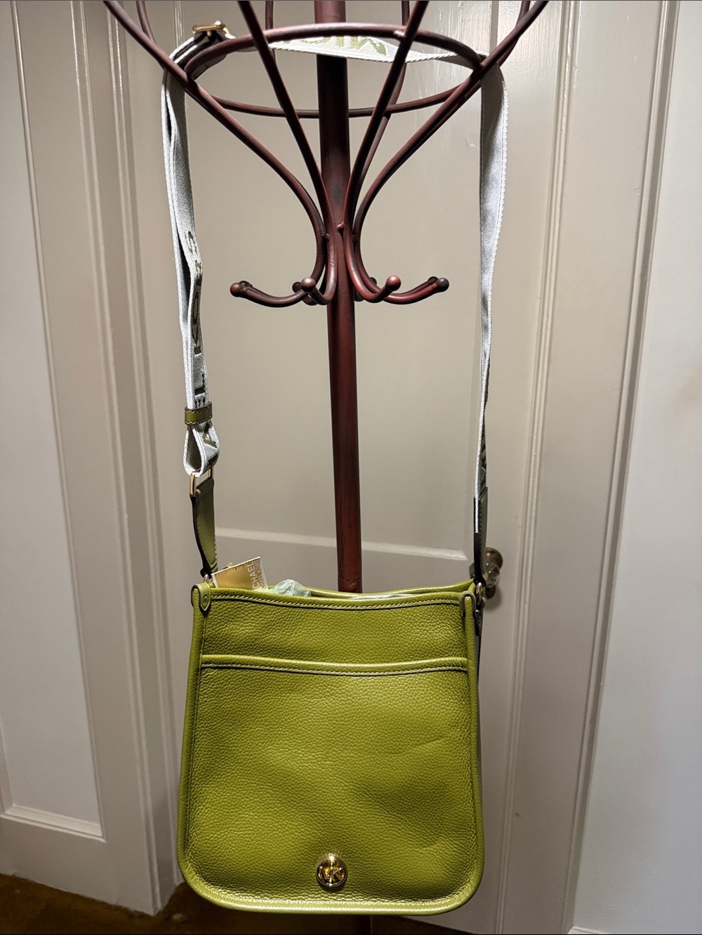 MICHAEL Michael Kors Lime Green Crossbody with Adjustable Strap